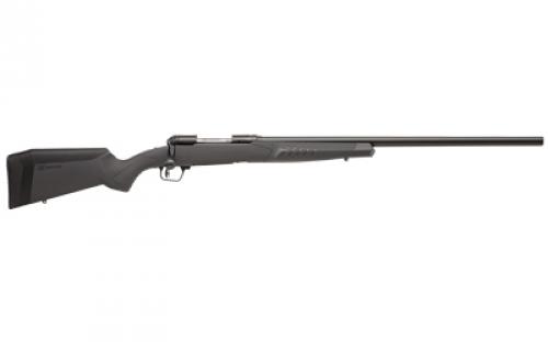 Savage 110 Varmint, Bolt Action Rifle, Short Action, 22-250 Remington, 26" Barrel, Matte Finish, Black, Gray Synthetic Stock, 1 Magazine, 4 Rounds, Right Hand 57067