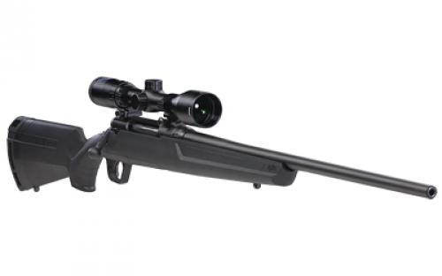 Savage Axis II XP Combo, Bolt Action Rifle, 223 Remington, 22" Barrel, Matte Finish, Black, Synthetic Stock, Right Hand, Bushnell Banner 3-9x40mm scope, 1 Magazine, 4 Rounds 57090