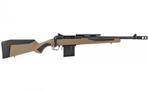 Savage 110 Scout, Bolt Action Rifle, 223 Remington, 16.5" Barrel, Matte Finish, Black, Flat Dark Earth Synthetic Stock, Right Hand, 1 Magazine, 10 Rounds 57136