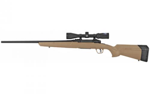 Savage Axis II FDE, Bolt Action Rifle, 308 Winchester, 22 Sporter Barrel, Matte Finish, Black, Flat Dark Earth Polymer Stock, Right Hand, 1 Magazine, 4 Rounds, Includes Banner 3-9x40 Scope 57174