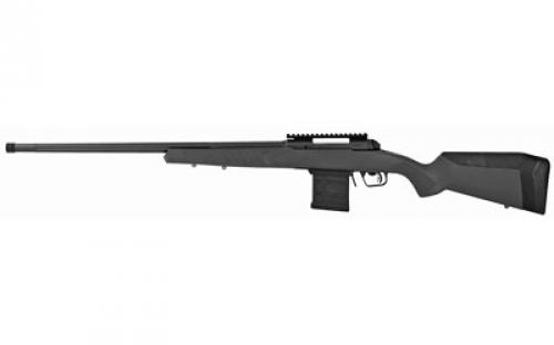 Savage 110 Tactical, Bolt Action Rifle, 6.5 Creedmoor, 24 Threaded Barrel, Matte Finish, Black, Gray Synthetic Stock, AccuTrigger, Magpul AICS Magazine, 10 Rounds, Right Hand 57232