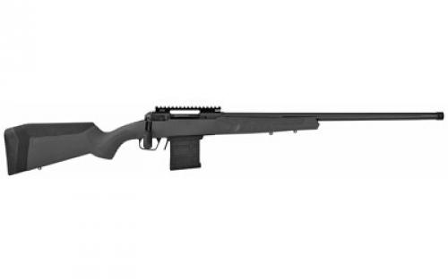 Savage 110 Tactical, Bolt Action Rifle, 6.5 Creedmoor, 24" Threaded Barrel, Matte Finish, Black, Gray Synthetic Stock, AccuTrigger, Magpul AICS Magazine, 10 Rounds, Right Hand 57232