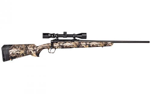 Savage Axis XP Camo, Bolt Action Rifle, 243 Winchester, 22 Barrel, Matte Finish, Black, Mossy Oak Break-Up Country Polymer Stock, Detachable Box Magazine, Weaver 3-9x40 Scope, 4 Rounds, Right Hand 57276