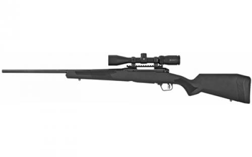 Savage 110 Apex Hunter XP, Bolt Action Rifle, 243 Winchester, 22 Barrel, Matte Finish, Black, Synthetic Stock, AccuTrigger, Detachable Box Magazine, 3-9x40 Vortex Crossfire II, 4 Rounds, Right Hand 57303