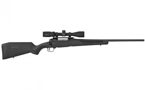 Savage 110 Apex Hunter XP, Bolt Action Rifle, 243 Winchester, 22" Barrel, Matte Finish, Black, Synthetic Stock, AccuTrigger, Detachable Box Magazine, 3-9x40 Vortex Crossfire II, 4 Rounds, Right Hand 57303