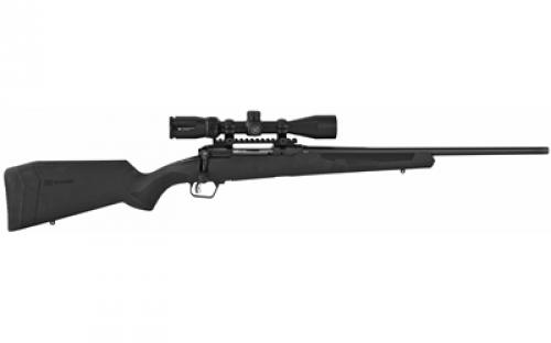 Savage 110 Apex Hunter XP, Bolt Action Rifle, 308 Winchester, 20" Barrel, Matte Finish, Black, Synthetic Stock, Accutrigger, Detachable Box Magazine, 3-9x40 Vortex Crossfire II, Right Hand, 4 Rounds 57307