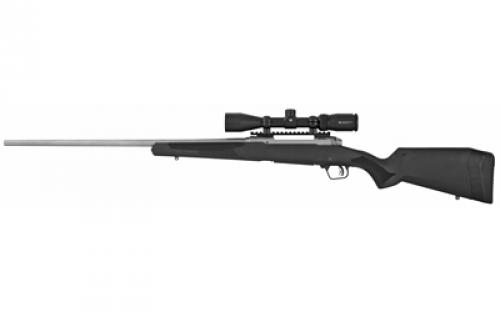 Savage 110 Apex Storm XP, Bolt Action Rifle, 6.5 Creedmoor, 24 Barrel, Stainless Finish, Synthetic Stock, 4 Rounds, Accutrigger, Detachable Box Magazine, 3-9x40 Vortex Crossfire II, Right Hand 57344