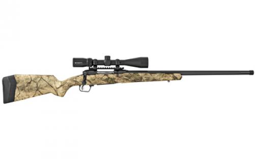 Savage 110 Apex Predator XP, Bolt Action, 6.5 Creedmoor, 24" Threaded Barrel, Black Finish, Mossy Oak Camo Synthetic Stock, 4Rd, Accutrigger, Detachable Box Magazine, 4-12x44mm Vortex Crossfire II, Right Hand, BLEM (Damaged Packaging) 57360