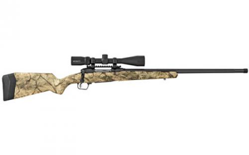 Savage 110 Apex Predator XP, Bolt Action Rifle, 6.5 Creedmoor, 24" Threaded Barrel, Matte Finish, Black, Mossy Oak Camo Synthetic Stock, 4 Rounds, Accutrigger, Detachable Box Magazine, 4-12x44mm Vortex Crossfire II, Right Hand 57360