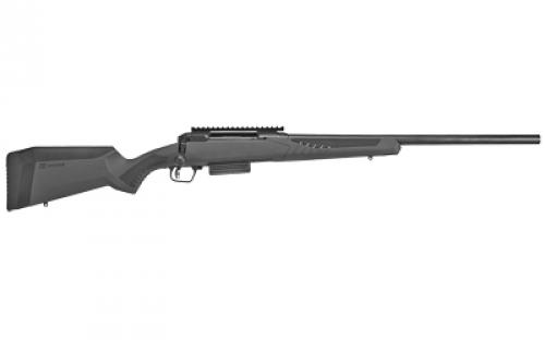 Savage 220 Slug, Bolt Action Shotgun, 20 Gauge, 3" Chamber, 22" Rifled Barrel, Matte Finish, Black, Black Polymer Stock, AccuTrigger, Detachable Box Magazine, 2 Rounds, Right Hand 57377