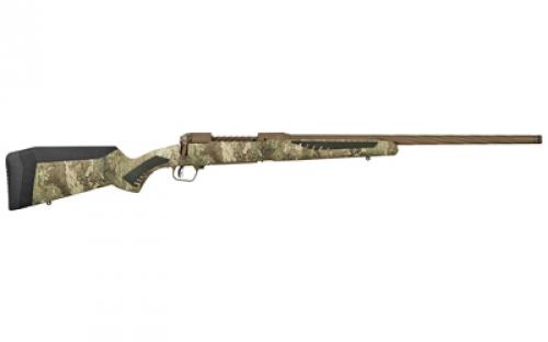 Savage 110 High Country, Bolt Action Rifle, 243 Winchester, 22" Threaded Barrel, PVD Finish, True Timber Strata Camo Synthetic AccuStock, AccuTrigger, Detachable Box Magazine, 4 Rounds, Right Hand 57411