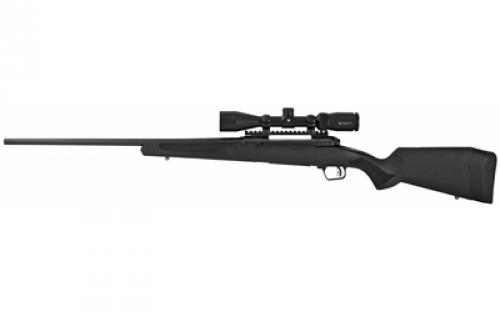 Savage 110 Apex Hunter XP, Bolt Action Rifle, 350 Legend, 18 Barrel, Matte Finish, Black, Black Polymer Stock, AccuTrigger, Detachable Box Magazine, Includes Vortex Crossfire II 3-9x40 Scope, 4 Rounds, Right Hand 57535