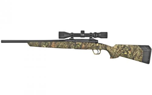 Savage Axis XP Camo, Bolt Action Rifle, 350 Legend, 18 Barrel, Matte Finish, Black, Mossy Oak Break-Up Country Polymer Stock, Detachable Box Magazine, Includes Weaver 3-9x40 Scope, 4 Rounds, Right Hand 57546