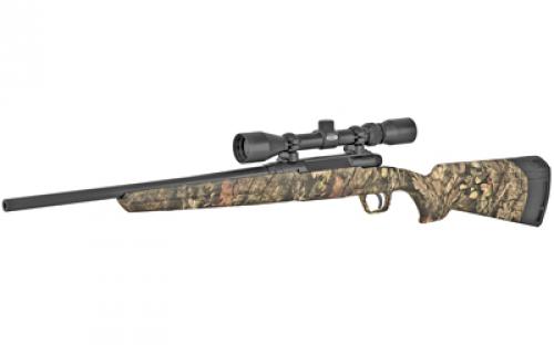 Savage Axis XP Camo, Bolt Action Rifle, 350 Legend, 18" Barrel, Matte Finish, Black, Mossy Oak Break-Up Country Polymer Stock, Detachable Box Magazine, Includes Weaver 3-9x40 Scope, 4 Rounds, Right Hand 57546