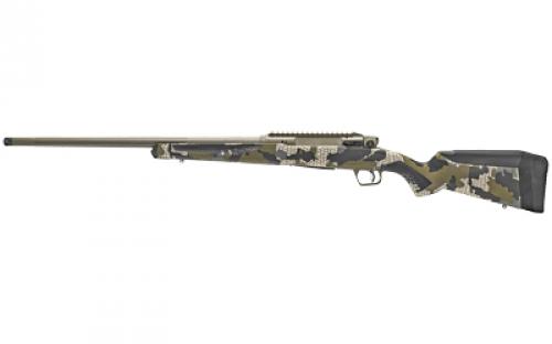 Savage Impulse Big Game, Straight Pull Bolt Action, 6.5 Creedmoor, 22 Barrel, Fluted, Threaded, Cerakote Finish, Hazel Green, KUIU Verde 2.0 Camo AccuStock, Right Hand, AccuTrigger, Detachable Box Magazine, 20 MOA Rail, 4 Rounds, 1 Magazine 57647