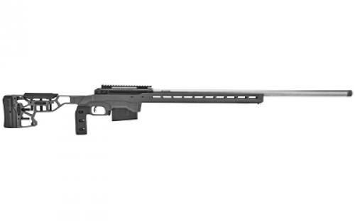 Savage 110 Elite Precision, Bolt Action Rifle, 308 Winchester, 26" Matte Stainless Barrel, Matte Finish, Black, Gray MDT ACC Chassis with ARCA Rail, AccuTrigger, AICS Magazine, 10 Rounds, Left Hand 57702