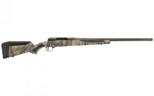 Savage 110 Timberline, Bolt Action Rifle, 6.5 Creedmoor, 22" Threaded Barrel, Omni-Port Muzzle Brake, Cerakote Finish, Olive Drab Green, Realtree Excape AccuFit Polymer Stock, AccuTrigger, Right Hand, 4 Rounds 57738