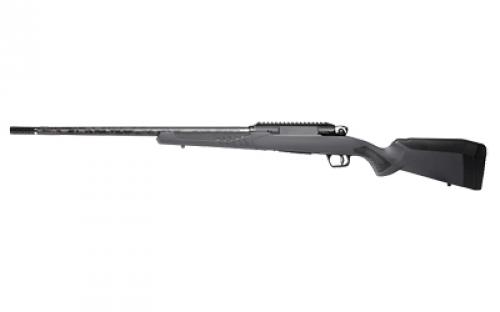 Savage Impulse Mountain Hunter, Straight Pull Bolt Action, 308 Winchester, 22 Proof Threaded Barrel, 5/8x24 Thread Pitch, Gray Synthetic Stock, Matte Black Finish, Right Hand, Includes 20 MOA 1 Piece Rail, Muzzle Break, 4 Rounds, (1) Flush Fit Magazine 57894