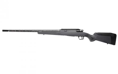 Savage Impulse Mountain Hunter, Straight Pull Bolt Action Rifle, 270 Winchester, 22 Proof Threaded Barrel, 5/8x24 Thread Pitch, Gray Synthetic Stock, Matte Finish, Black, Right Hand, Includes 20 MOA 1 Piece Rail, Muzzle Break, 4 Rounds, (1) Flush Fit Magazine 57898