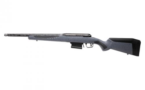 Savage 110 Carbon Predator, Bolt Action Rifle, 223 Remington, 18 Proof Threaded Barrel, Gray Synthetic Stock, Matte Finish, Black, Right Hand, 4 Rounds, Includes (1) AICS Detachable Magazine 57932