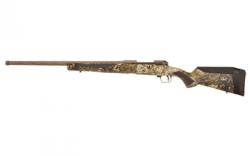 Savage 110 High Country, Bolt Action Rifle, 7MM PRC, 22 Spiral Fluted Barrel, TrueTimber Strata Camo Synthetic Stock, Matte Finish, Coyote Brown, Right Hand, 2 Rounds, Includes (1) Detachable Magazine 58007