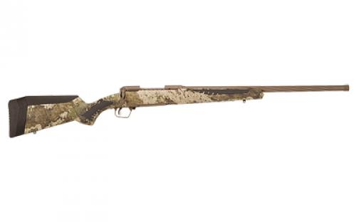 Savage 110 High Country, Bolt Action Rifle, 7MM PRC, 22" Spiral Fluted Barrel, TrueTimber Strata Camo Synthetic Stock, Matte Finish, Coyote Brown, Right Hand, 2 Rounds, Includes (1) Detachable Magazine 58007