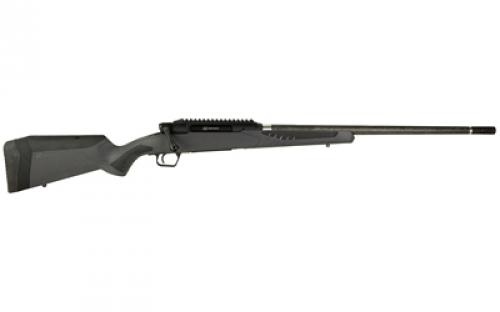 Savage Impulse Mountain Hunter, Straight Pull Bolt Action Rifle, 7MM PRC, 22" Proof Threaded Barrel, 5/8x24 Thread Pitch, Gray Synthetic Stock, Matte Finish, Black, Right Hand, Includes 20 MOA 1 Piece Rail, Muzzle Break, 2 Rounds, (1) Flush Fit Magazine, BLEM (Damaged Case) 58012