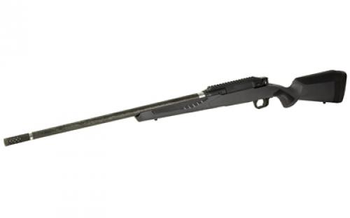 Savage Impulse Mountain Hunter, Straight Pull Bolt Action Rifle, 7MM PRC, 22" Proof Threaded Barrel, 5/8x24 Thread Pitch, Gray Synthetic Stock, Matte Finish, Black, Right Hand, Includes 20 MOA 1 Piece Rail, Muzzle Break, 2 Rounds, (1) Flush Fit Magazine, BLEM (Damaged Case) 58012