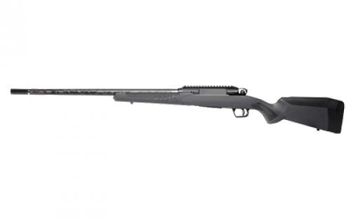 Savage Impulse Mountain Hunter, Straight Pull Bolt Action Rifle, 7MM PRC, 22 Proof Threaded Barrel, 5/8x24 Thread Pitch, Gray Synthetic Stock, Matte Finish, Black, Right Hand, Includes 20 MOA 1 Piece Rail, Muzzle Break, 2 Rounds, (1) Flush Fit Magazine 58012