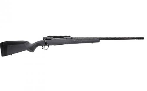 Savage Impulse Mountain Hunter, Straight Pull Bolt Action Rifle, 7MM PRC, 22" Proof Threaded Barrel, 5/8x24 Thread Pitch, Gray Synthetic Stock, Matte Finish, Black, Right Hand, Includes 20 MOA 1 Piece Rail, Muzzle Break, 2 Rounds, (1) Flush Fit Magazine 58012