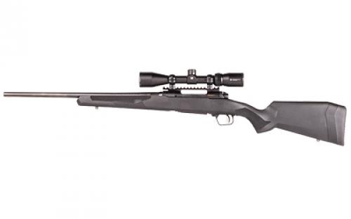 Savage 110 Apex Hunter XP, Bolt Action Rifle, 7mm PRC, 22 Barrel, Black, Synthetic Stock, Accutrigger, Right Hand, 2 Rounds, (1) Detachable Box Magazine, Includes 3-9x40 Vortex Crossfire II Optic 58013