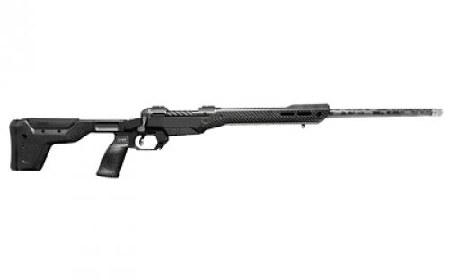 Savage 110 ULTRALITE ELITE, Bolt Action Rifle, 6.5 Creedmoor, 18 Carbon Fiber Wrapped Stainless Steel Cut Barrel, 5/8x24 Threaded Muzzle, MDT HNT26 Chassis with Carbon Fiber Forend, Carbon Fiber Buttstock and Pistol Grip, 5/16x24 Threaded Bolt Handle with Carbon Fiber Knob, Cerakote Finish on Magnesium Center Section, Gunmetal Gray, Includes 20MOA Picatinny Scope Rail, 1 AICS Det