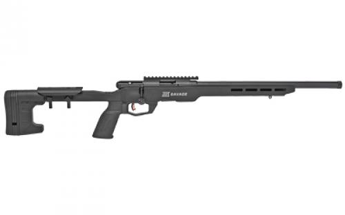 Savage B22 Magnum Precision, Bolt Action, 22 WMR, 18 Threaded Barrel, Black, Black MDT Chassis, AccuTrigger, Detachable Magazine, 10Rd, Right Hand 70548