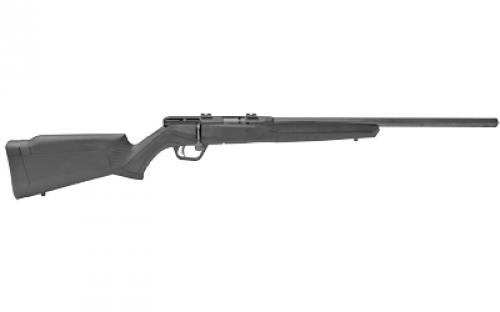 Savage B17, Bolt, 17HMR, 21", Black, Synthetic, Right Hand, 10Rd Rotary Magazine, Button-Rifled, 10Rd, AccuTrigger 70801