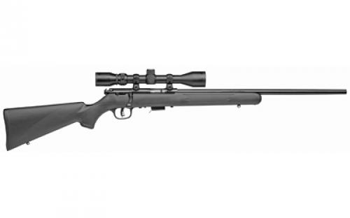 Savage 93 FXP, Bolt Action, 22 WMR, 21 Barrel, Blued Finish, Black Polymer Stock, Detachable Box Magazine, Bushnell 3-9x40 Scope, 5Rd, Right Hand 91806