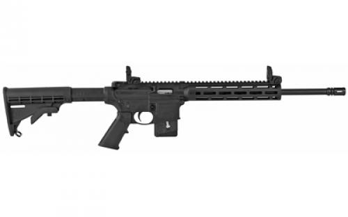 Smith & Wesson M&P15-22, Semi-Automatic, AR, 22LR, 16.5" Barrel, Black Finish, Fixed 6 Position Stock, 10" M&P Slim Handguard with Magpul M-LOK, 10Rd, Magpul Flip up Rear Sight, CA Compliant 10206