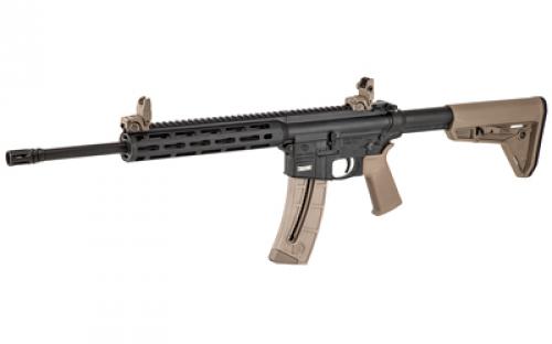 Smith & Wesson M&P15-22, Semi-automatic, AR, 22LR, 16.5" Threaded Barrel, Flat Dark Earth MOE-SL Grip, Stock and Rail Panels, 25Rd, Flip Up Front and Rear Sights 10210