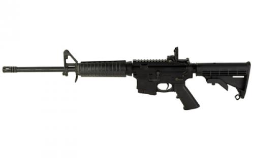 Smith & Wesson M&P 15T II, Semi-automatic Rifle, AR, 223 Remington/556NATO, 16 Barrel, Armornite Finish, Black, Optic Ready Flattop Rail, Flip Up Rear Sight, Adjustable A2 Front Sight, M4 Collapsible Stock, A2 Grip, 10 Rounds, 1 Magazine 11616