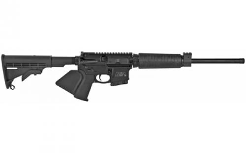 Smith & Wesson M&P 15, Sport II, Optics Ready, Semi-automatic, AR, 556NATO, 16" Barrel, Black, Fixed Stock, 10Rd, Flattop, CA Compliant Blade 12055