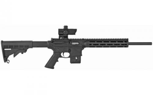 Smith & Wesson M&P15-22, Semi-automatic, AR, 22LR, 16.5" Non-Threaded Barrel, Black, Fixed Stock, 10Rd, 10" M&P Slim Handguard with Magpul M-LOK, MP100 4MOA Red/Green Dot Optic Included 12724