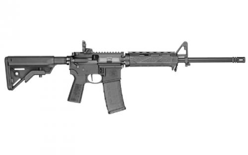 Smith & Wesson Volunteer, XV, Semi-automatic Rifle, AR-15, 223 Remington/556NATO, 16" Barrel, A2 Flash Suppressor, 1:8 5R Rifling, Armonite Finish, Black, BCM Gunfighter M-LOK Forend, B5 Systems P-Grip Type 23, B5 Systems Bravo Stock, Magpul MBUS Flip-up Rear Sight, Flat Faced Trigger, 1 Magazine, 30 Rounds 13507