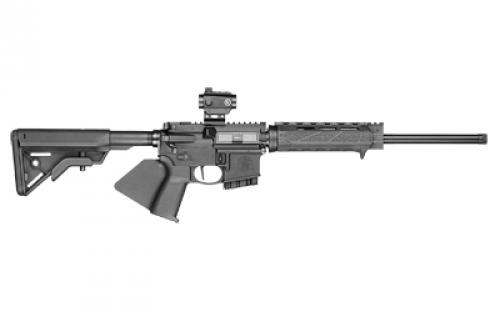 Smith & Wesson Volunteer XV, Optics Ready, Semi-automatic Rifle, AR-15, 223 Remington/556NATO, 16" Barrel, 1:8 5R Rifling, Armonite Finish, Black, BCM Gunfighter M-LOK Forend, Fin Grip, B5 Systems Fixed Bravo Stock, Magpul MBUS Flip-up Rear Sight, Flat Faced Trigger, 1 Magazine, 10 Rounds, Includes Crimson Trace Red Dot, California Compliant 13514