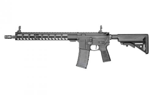 Smith & Wesson Volunteer XV, Optics Ready, Semi-automatic Rifle, AR-15, 223 Remington/556NATO, 16 Barrel, PWS Muzzle Brake, 1:8 5R Rifling, Matte Finish, Black, 15 Free Float M-LOK Forend, B5 Systems P-Grip Type 23, B5 Systems Enhanced SOPMOD Stock, Flip-Up Iron Sights, Flat Faced Trigger, Ambidextrous Radian Raptor-LT Charging Handle, 1 Magazine, 30 Rounds 13515