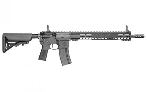 Smith & Wesson Volunteer XV, Optics Ready, Semi-automatic Rifle, AR-15, 6mm ARC, 16" Barrel, PWS Muzzle Brake, 1:7 5R Rifling, Matte Finish, Black, 15" Free Float M-LOK Forend, B5 Systems P-Grip Type 23, B5 Systems Enhanced SOPMOD Stock, Flip-Up Iron Sights, Flat Faced Trigger, Ambidextrous Radian Raptor-LT Charging Handle, 1 Magazine, 25 Rounds 13518