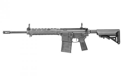 Smith & Wesson Volunteer X, Semi-automatic Rifle, AR, 308 Winchester/7.62NATO, 16 Barrel, 1:10 Twist, PWS Muzzle Break, Matte Finish, Black, B5 Systems SOPMOD Stock and Type 23 P-Grip, BCM Gunfighter M-LOK Fore-end, Flip Up Sights, 20 Rounds, 1 PMAG Magazine 13520