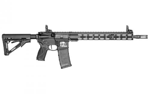 Smith & Wesson M&P 15T II, Engraved, 2nd Amendment Limited Edition, Semi-automatic Rifle, AR-15, 556NATO/223 Remington, 16" Barrel, M4E Flash Suppressor, 1:8 Twist, Matte Finish, Black, M&P Pistol Grip, 15" Free-Float M-LOK Handguard, Magpul CTR Stock, Front/Rear Flip Sights, 30 Rounds, Flat Face Trigger, Ambidextrous Radian Raptor-LT Charging Handle, 1 Magazine 13551