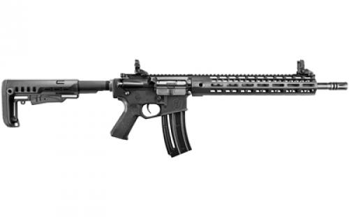 Hammerli Arms Tac R1, Semi-automatic, AR, 22 LR, 16.1" Threaded Barrel, Black, MFT Minimalist Stock, M-LOK Handguard, Front/Rear Flip Sights, 10Rd 576050010