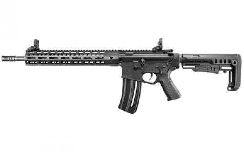 Hammerli Arms Tac R1, Semi-automatic, AR, 22 LR, 16.1 Threaded Barrel, Black, MFT Minimalist Stock, M-LOK Handguard, Front/Rear Flip Sights, 20Rd 5760500