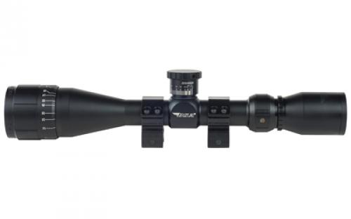 BSA Optics Sweet, Rifle Scope, 4-12X40mm, Plex Reticle, 1 Main Tube, 1/4 MOA, Matte Finish, Black, Includes 3 Ballistic Turrents for 40/55/62 Grain .223 Remington Ammunition 223-412X40AOWRTB