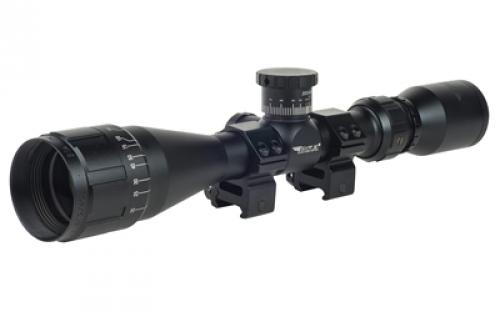 BSA Optics Sweet, Rifle Scope, 4-12X40mm, Plex Reticle, 1" Main Tube, 1/4 MOA, Matte Finish, Black, Includes 3 Ballistic Turrents for 40/55/62 Grain .223 Remington Ammunition 223-412X40AOWRTB